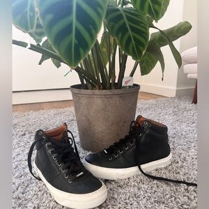 Jimmy Choo Black High-Top Sneakers